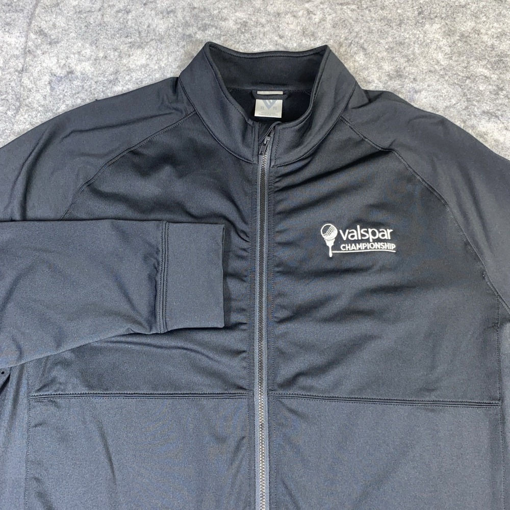 Levelwear PGA TOUR Valspar Championship Mens Size XL Black Golf Full Zip Jacket